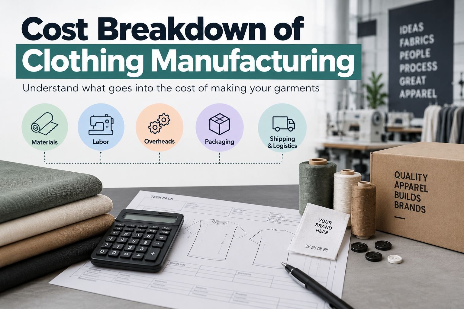 Cost Breakdown of Clothing Manufacturing