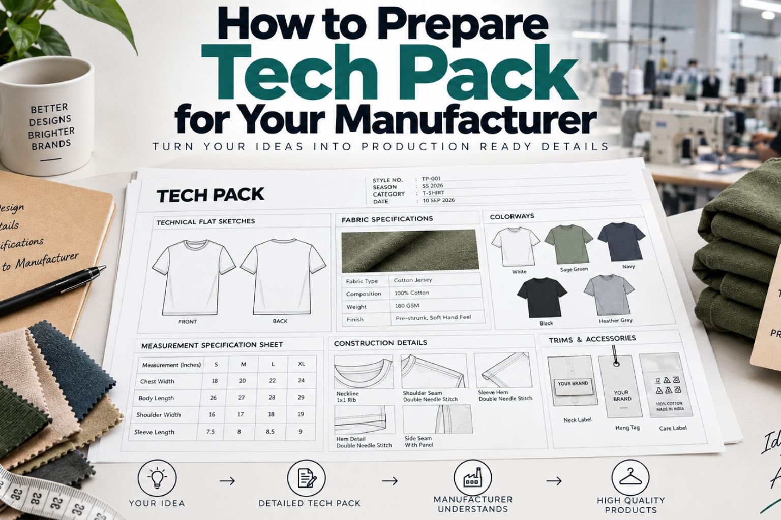 How to Prepare Tech Pack for Your Manufacturer