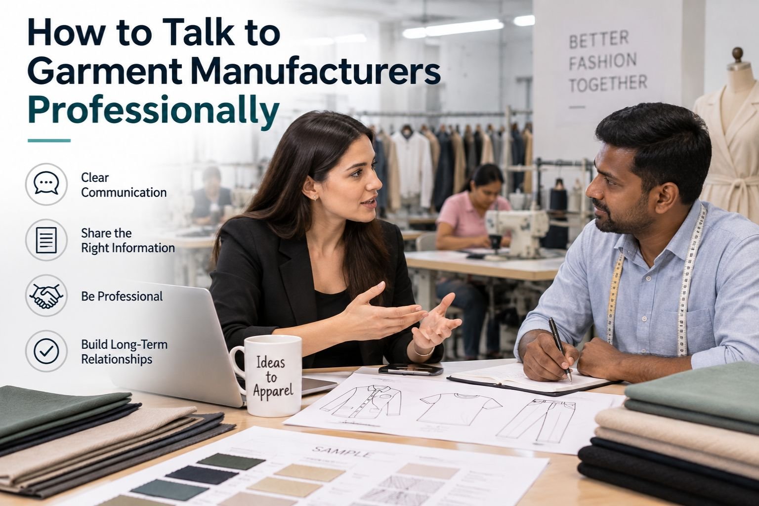 How to Talk to Garment Manufacturers Professionally