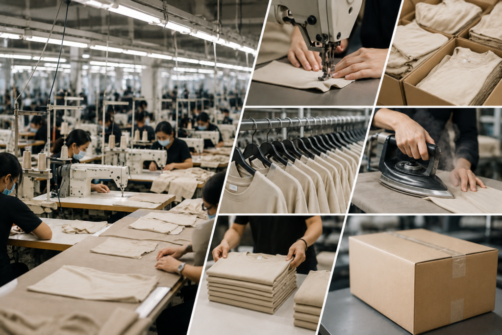 Clothing Brand Checklist: Everything You Need Before Launch 9 Manufacturing