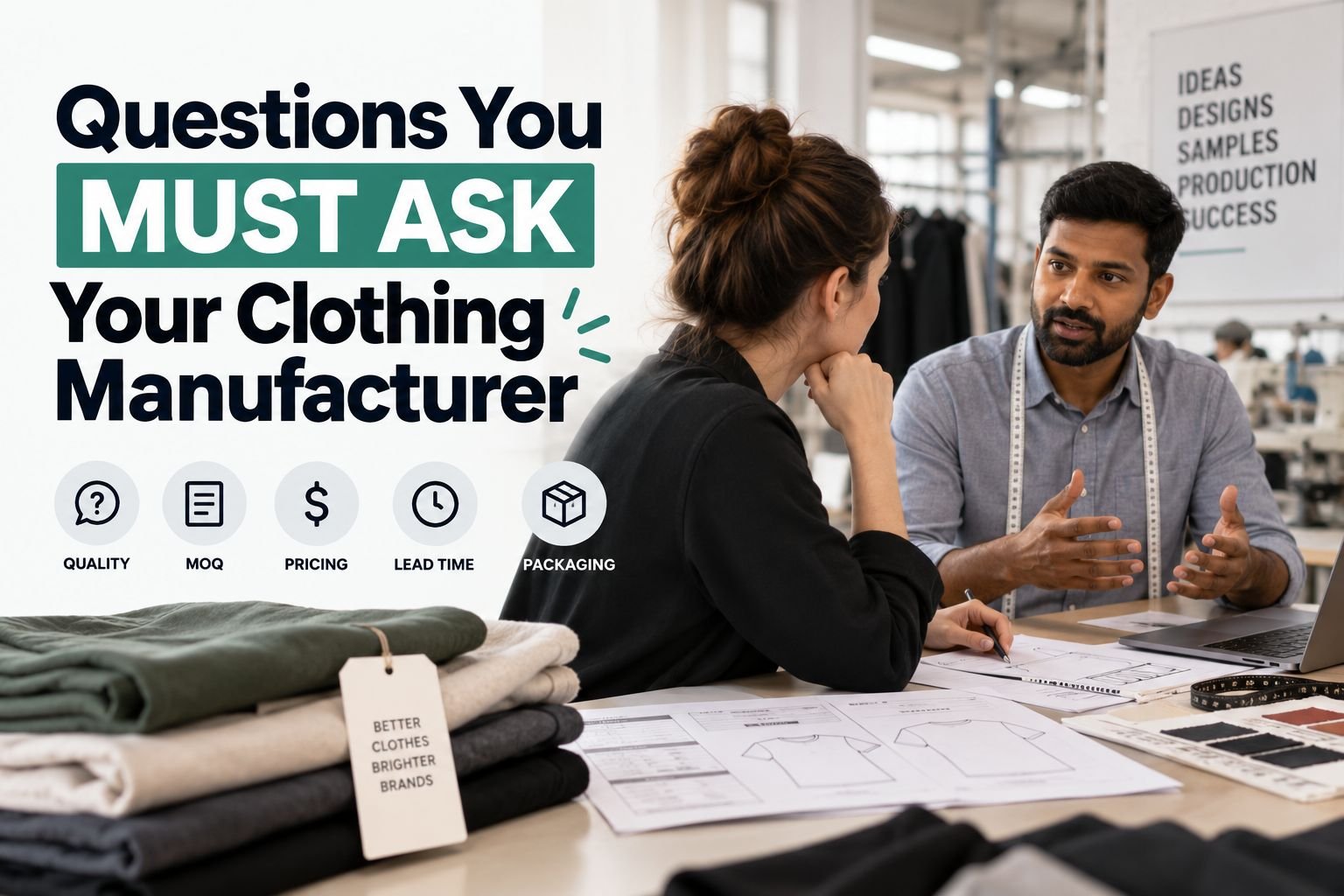 Questions You MUST Ask Your Clothing Manufacturer