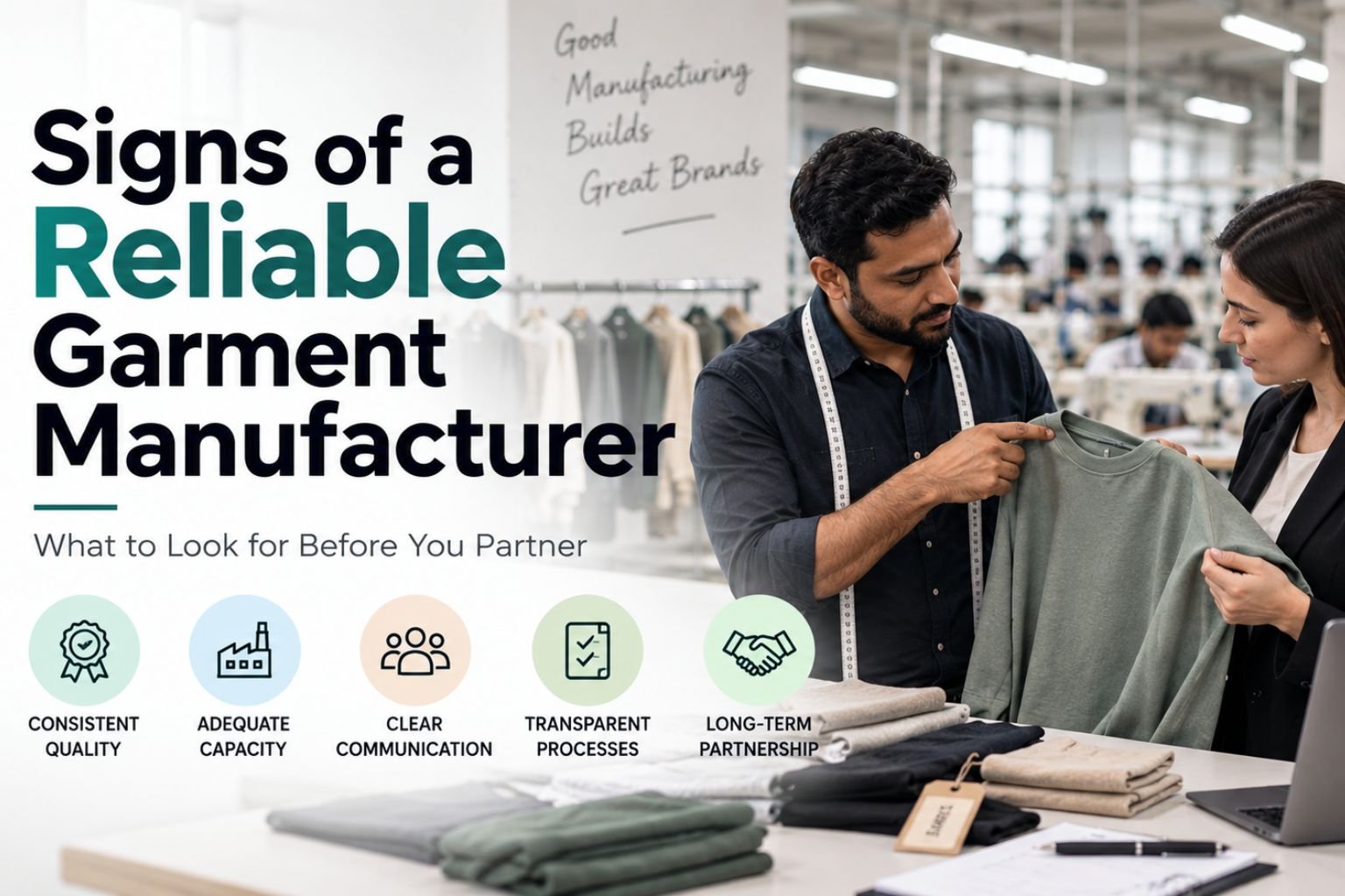 Signs of a Reliable Garment Manufacturer