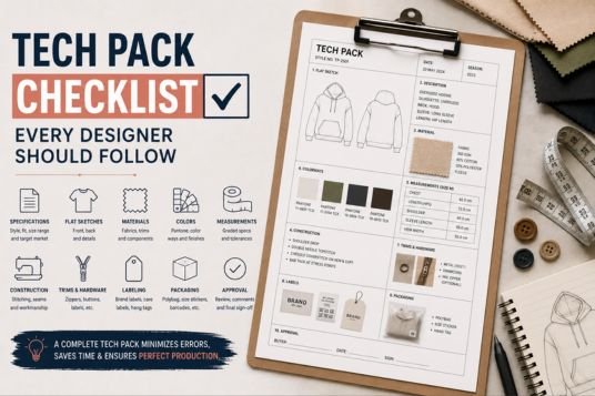 Tech Pack Checklist Every Designer Should Follow