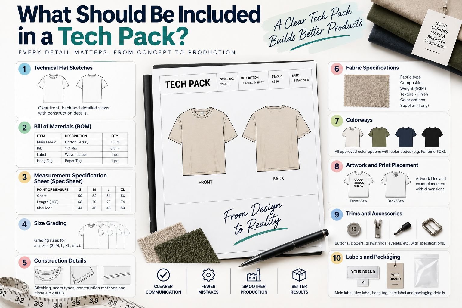 What Should Be Included in a Tech Pack?