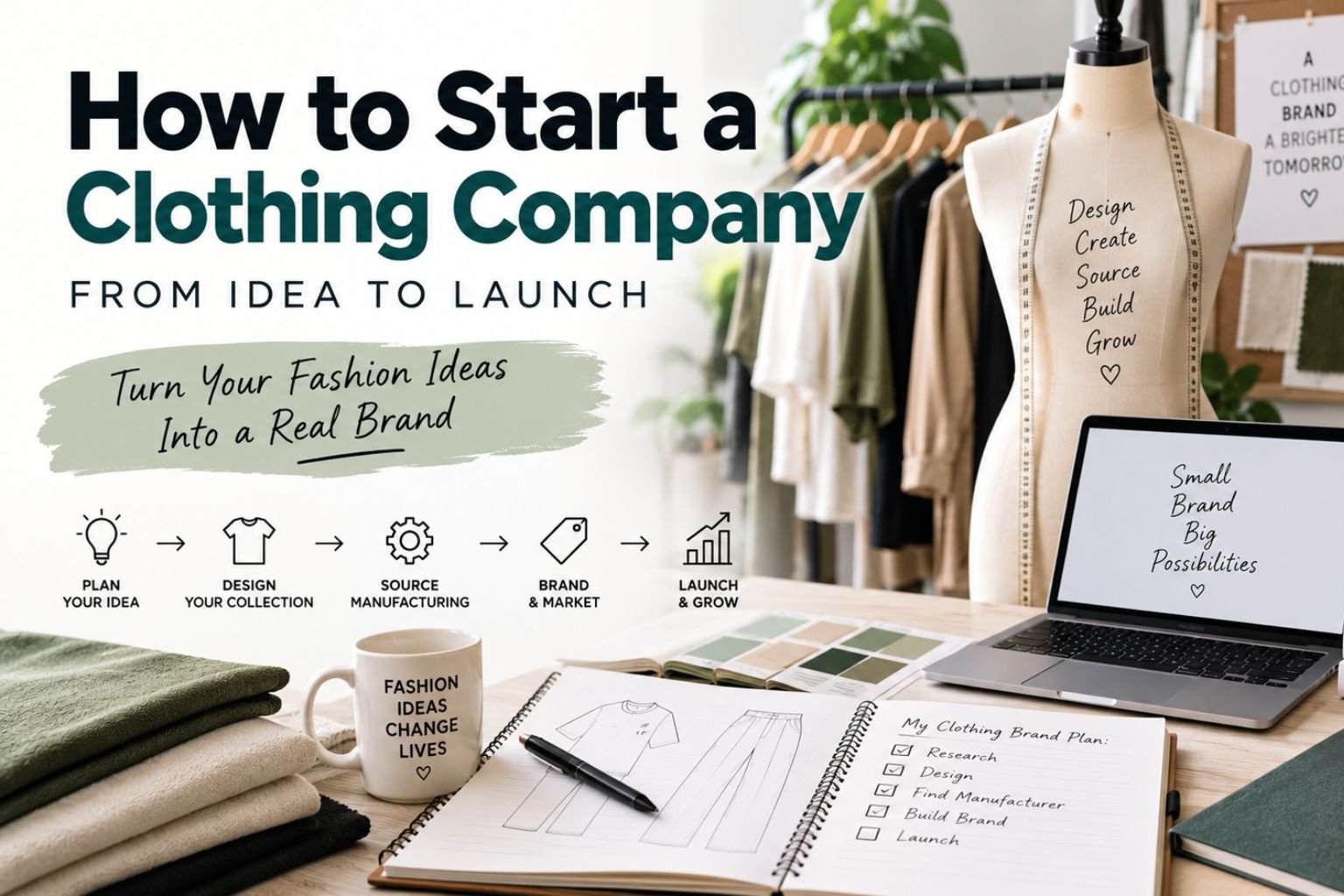 how to start a clothing company
