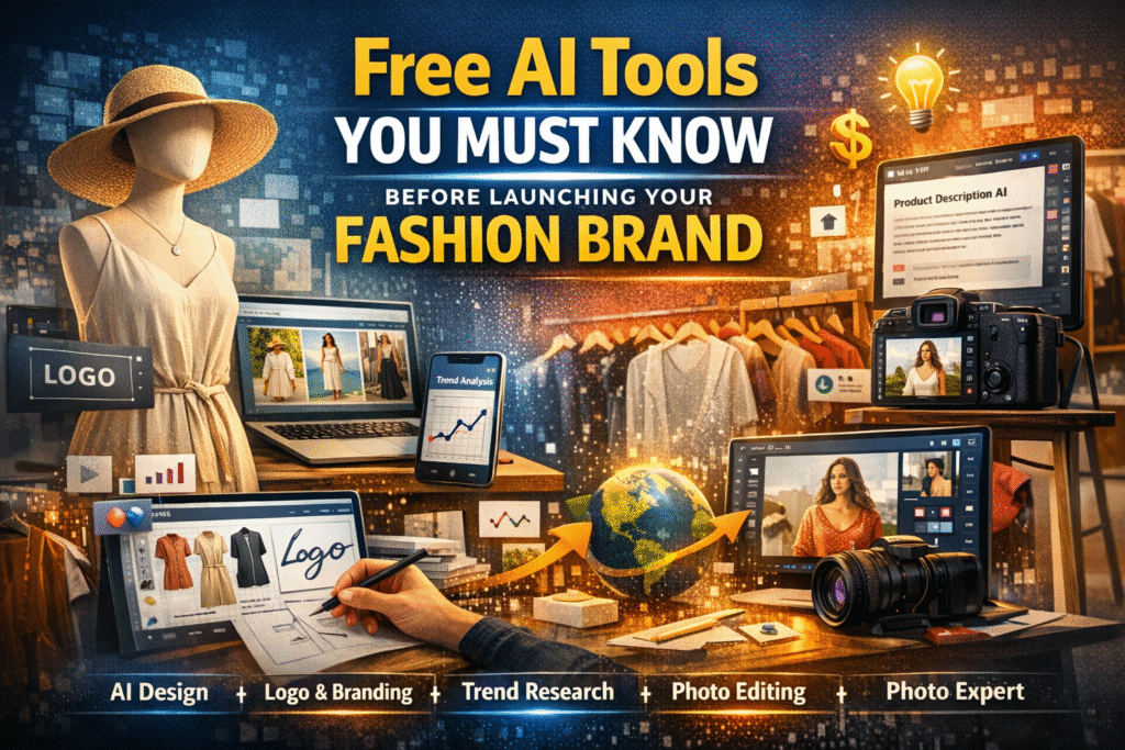 Free AI Tools You Must Know Before Launching Your Fashion Brand (2026 Edition)
