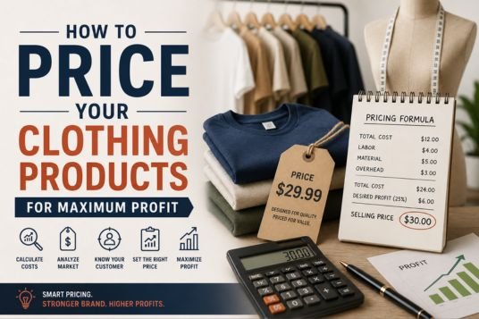 How to Price Your Clothing Products for Maximum Profit