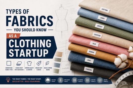 Types of Fabrics You Should Know as a Clothing Startup