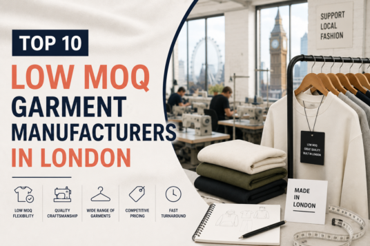 Top 10 Low MOQ Garment Manufacturers in London