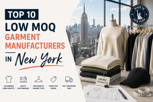 Top 10 Low MOQ Garment Manufacturers in New York