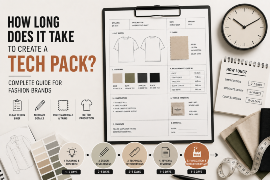 How Long Does It Take to Create a Tech Pack? Complete Guide for Fashion Brands