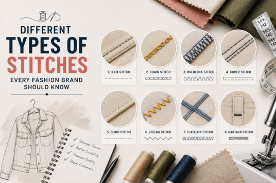 Different Types of Stitches Every Fashion Brand Should Know