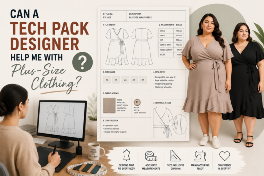 Tech Pack Designer Help Me With Plus-Size Clothing