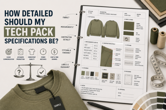 Tech Pack Specifications