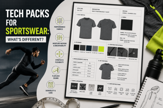 Tech Packs for Sportswear