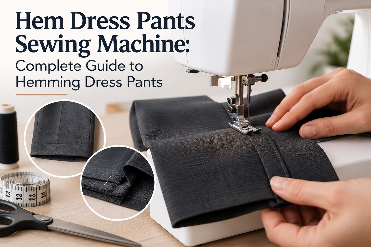 Hem Dress Pants Sewing Machine