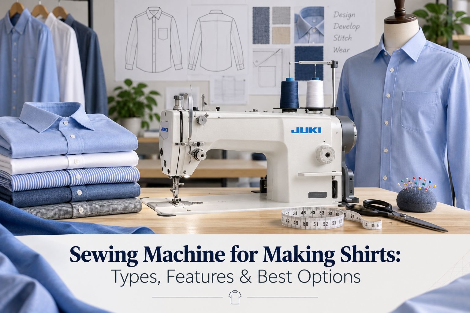 Sewing Machine for Making Shirts