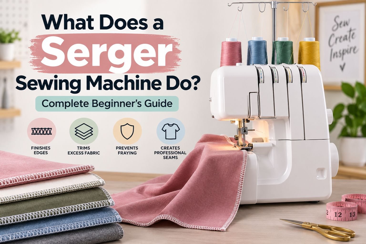 What Does a Serger Sewing Machine Do?