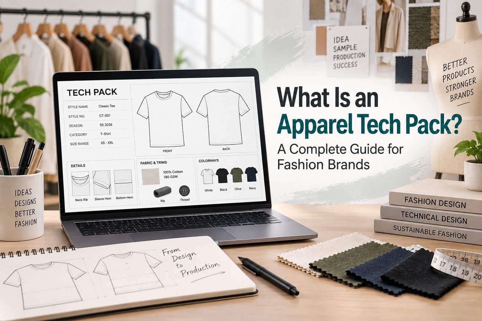 apparel tech pack